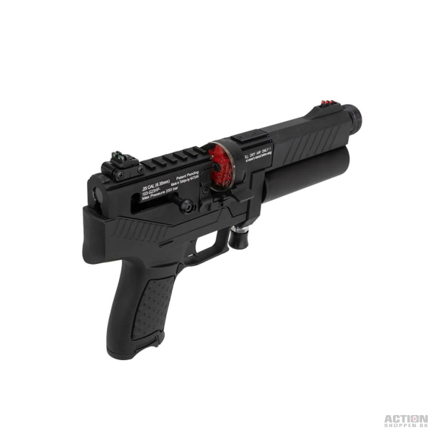Hatsan Velox LuftPistol, PCP, Halvautomatisk, 4,5mm (Cal.177) Sort