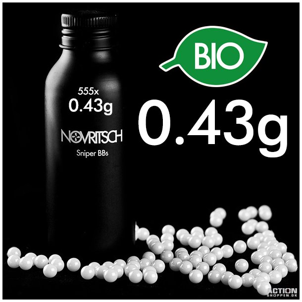 Novritsch - 0,43 gram 555 stk. Sniper bio kugler