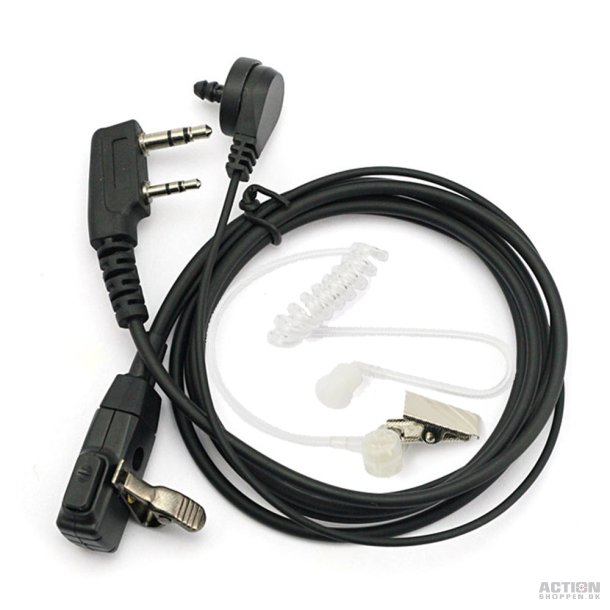 FBI Style Earpiece Headset til Baofeng (K-Plug)