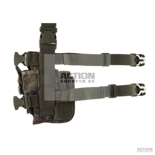 Invader Gear - SOF Lr/bltehylster, Hjre, Flecktarn.