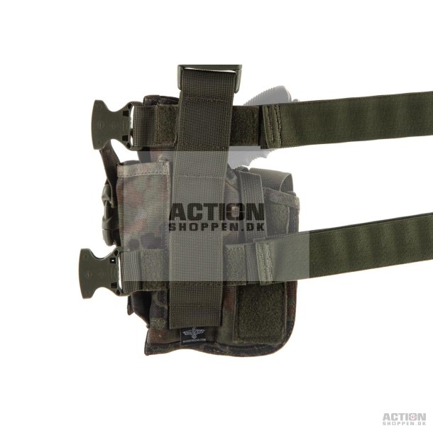 Invader Gear - SOF Lr/bltehylster, Hjre, Flecktarn.