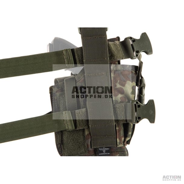 Invader Gear - SOF Lr/bltehylster, Venstre, Flecktarn.