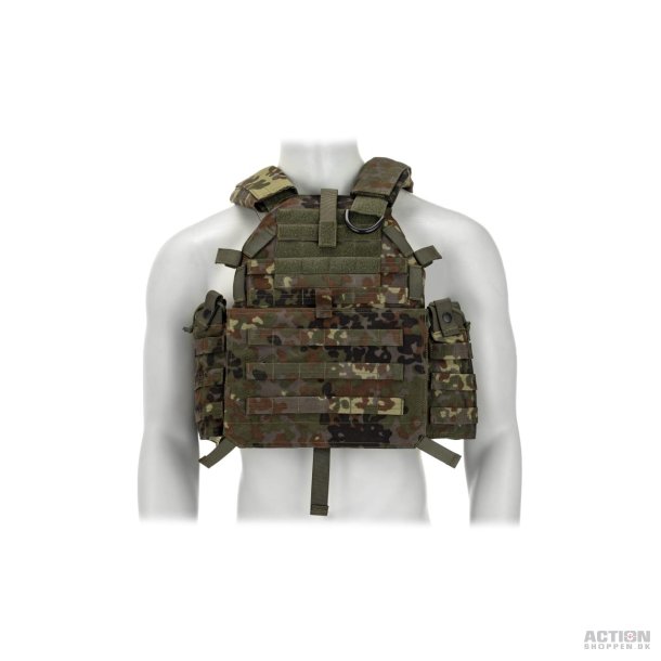Invader Gear - 6094A-RS Plate Carrier Vest, Flecktarn, str. one size