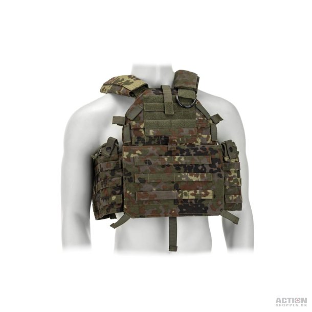 Invader Gear - 6094A-RS Plate Carrier Vest, Flecktarn, str. one size