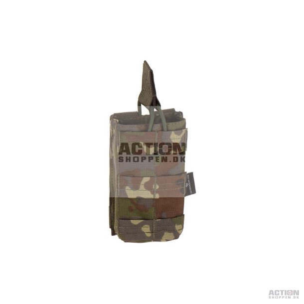 Invader Gear Molle Pouch, til 1 stk M4/M16 magasiner 5.56 Single Direct Action Mag Pouch, Flecktarn
