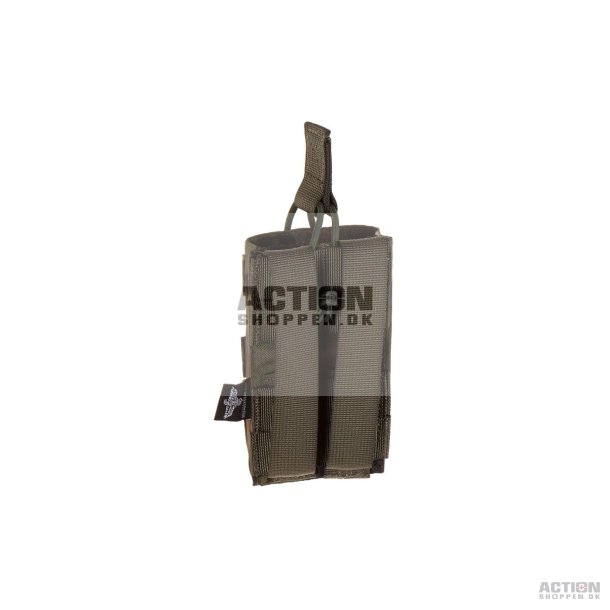 Invader Gear Molle Pouch, til 1 stk M4/M16 magasiner 5.56 Single Direct Action Mag Pouch, Flecktarn