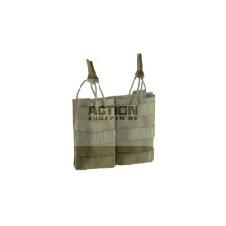 Invader Gear Molle Pouch, til 2 stk M4/M16 magasiner 5.56 Double Direct Action Mag Pouch, OD Grn