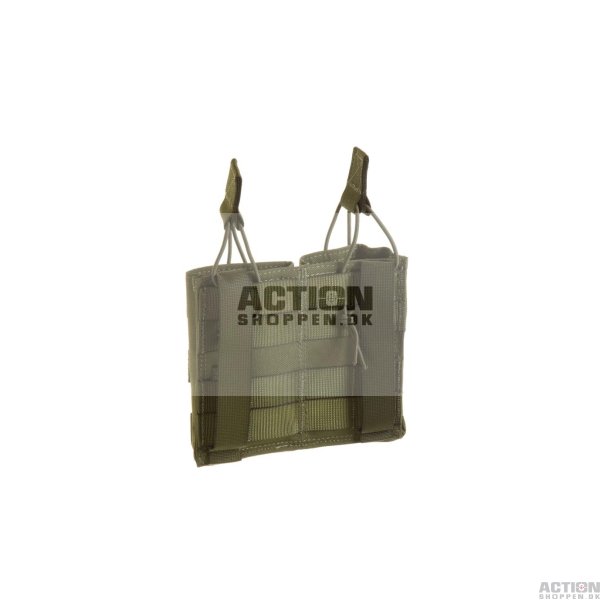 Invader Gear Molle Pouch, til 2 stk M4/M16 magasiner 5.56 Double Direct Action Mag Pouch, OD Grn