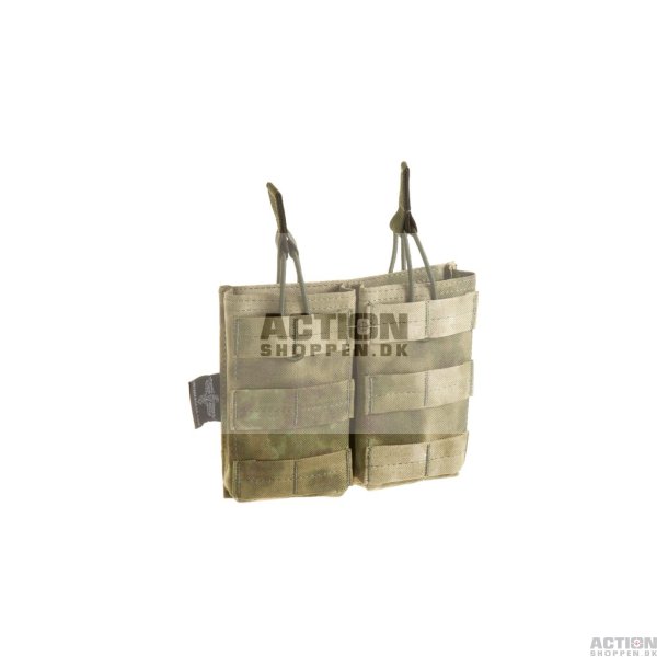 Invader Gear Molle Pouch, til 2 stk M4/M16 magasiner 5.56 Double Direct Action Mag Pouch, Everglade