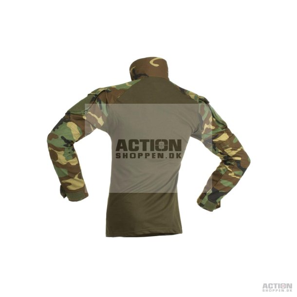 Invader Gear -  Combat Shirt, Woodland, str. S - XXXL