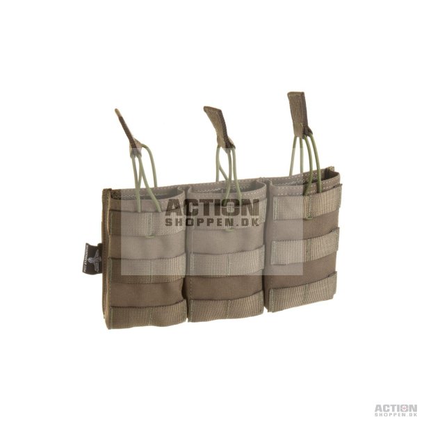 Invader Gear Molle Pouch, M4/M16 magasiner 5.56 Triple Direct Action Mag Pouch, Ranger Green