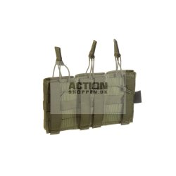 Invader Gear Molle Pouch, M4/M16 magasiner 5.56 Triple Direct Action Mag Pouch, OD Grn