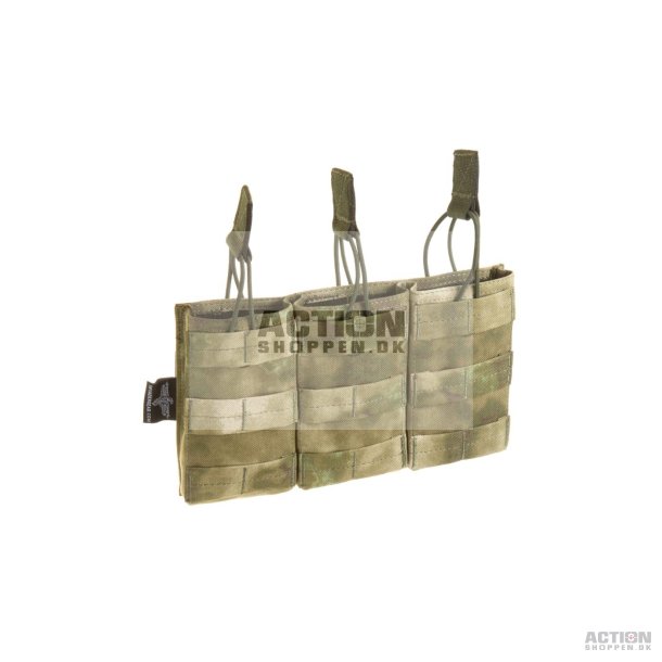 Invader Gear Molle Pouch, M4/M16 magasiner 5.56 Triple Direct Action Mag Pouch, Everglade