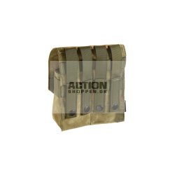 Invader Gear Molle Pouch, til 2 stk M4/M16, 5.56 Mag Pouch, Everglade