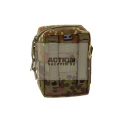 Invader Gear - Molle Pouch, Medium Utility / Medic Pouch, Flecktarn