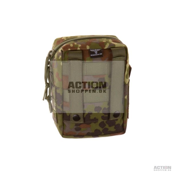 Invader Gear - Molle Pouch, Medium Utility / Medic Pouch, Flecktarn
