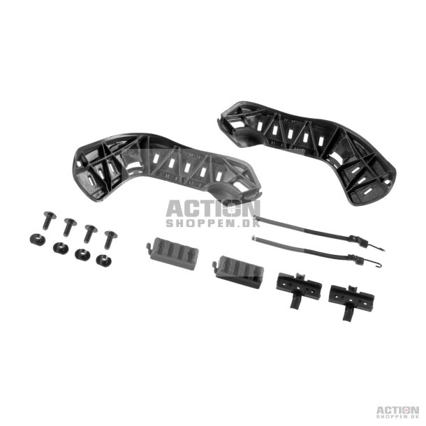 MICH 2000 Rail St til hjelm, Sort