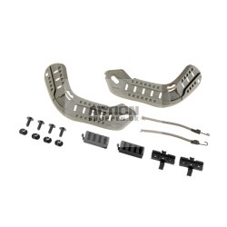 MICH 2000 Rail St til hjelm, Foliage Green