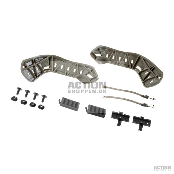 MICH 2000 Rail St til hjelm, Foliage Green