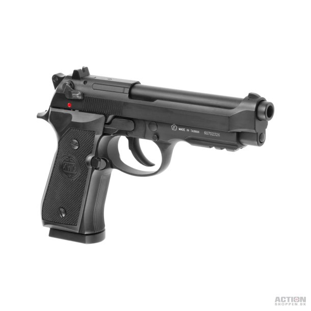 KWC - M92 Sort, Full Metal, semi/fullauto. GBB - Co2