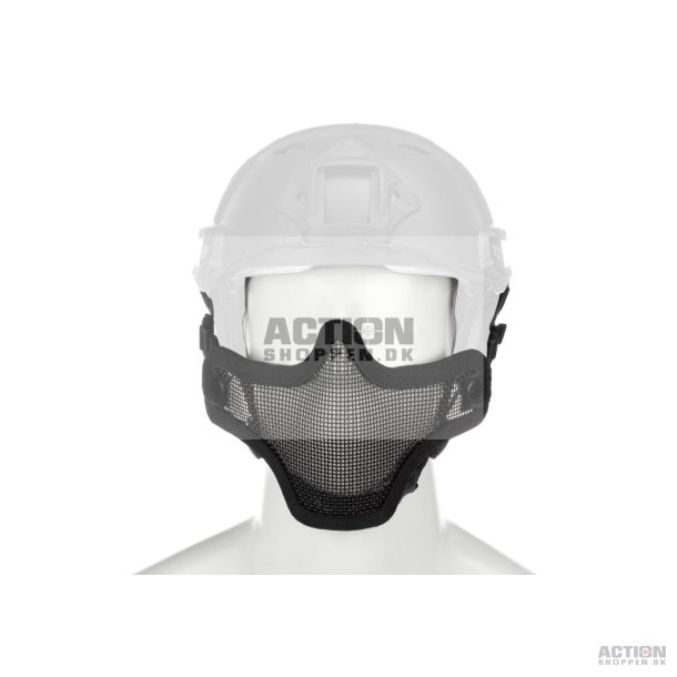 Invader Gear - Steel Half Face Mask FAST Version, Sort