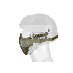 Invader Gear - Steel Half Face Mask FAST Version, OD Grn 