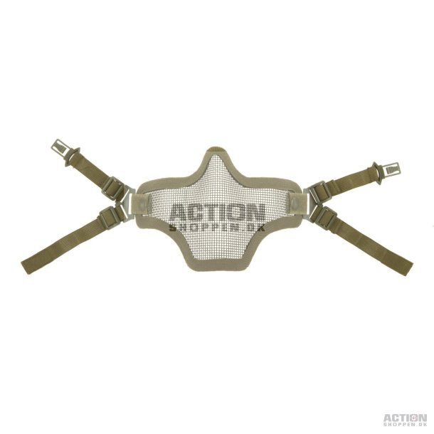 Invader Gear - Steel Half Face Mask FAST Version, OD Grn 