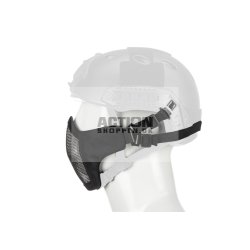 Invader Gear - Mk.II Steel Half Face Mask FAST Version, Sort