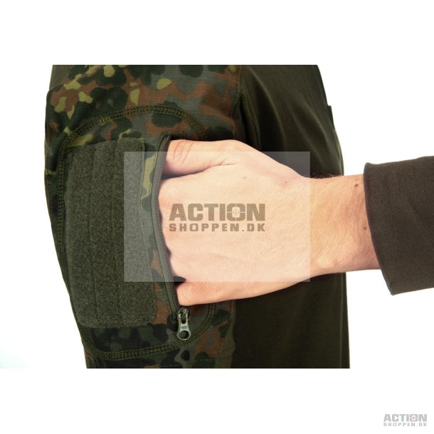 Invader Gear -  Combat Shirt Kort rme, Flecktarn, str. S - XXL