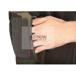 Invader Gear -  Combat Shirt Kort rme, Woodland, str. S - XXL