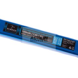 Li-Po 7,4V 1300mAh, 25C, Stang Batteri