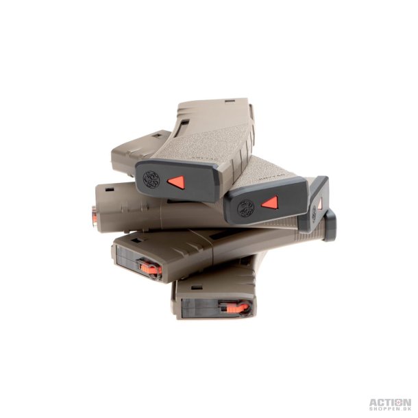 Krytac - M4/M15/16, 150 skuds magasin, 5 stk, Dark Earth