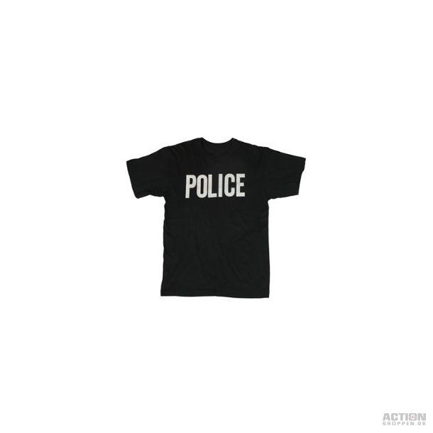 T-shirt, POLICE, Sort Str. S - XXL
