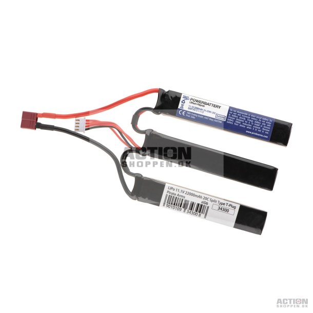 Pirate Arms - Li-Po 11,1V 2200mAh, 20C, Batteri