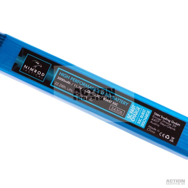 Nimrod - Li-Po 11,1V 2000mAh, 25C, Batteri