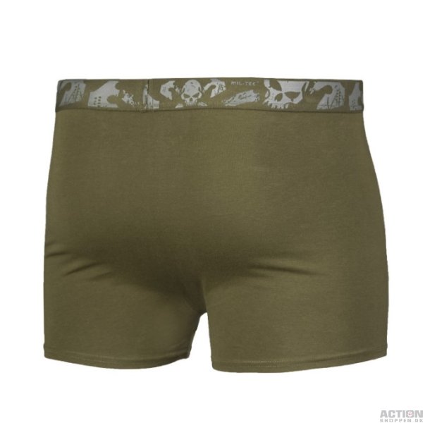 Boxershorts 'SKULDER' (2 PAKKE) Oliven str. L - XXXL