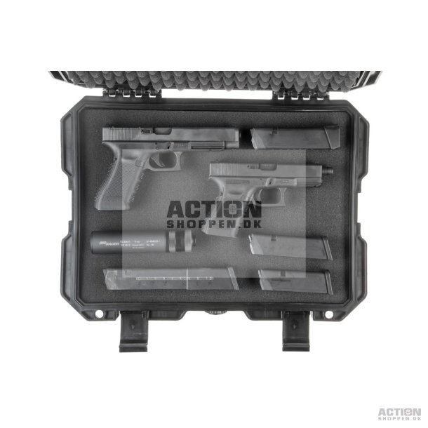 Nimrod - Pistol kuffert, L:46 - B:35 - H:19,5, Sort