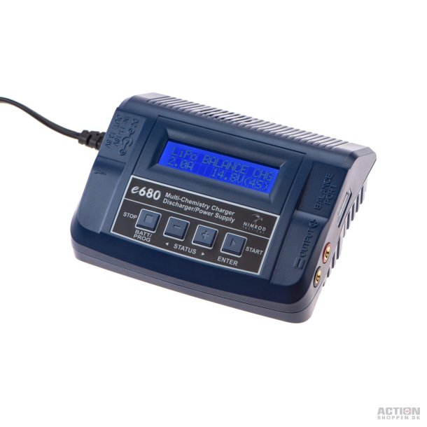 Nimrod - e680 Lader, LiPo, NiMH, NiCd, LiFe, LiHV Pb, EU-version 