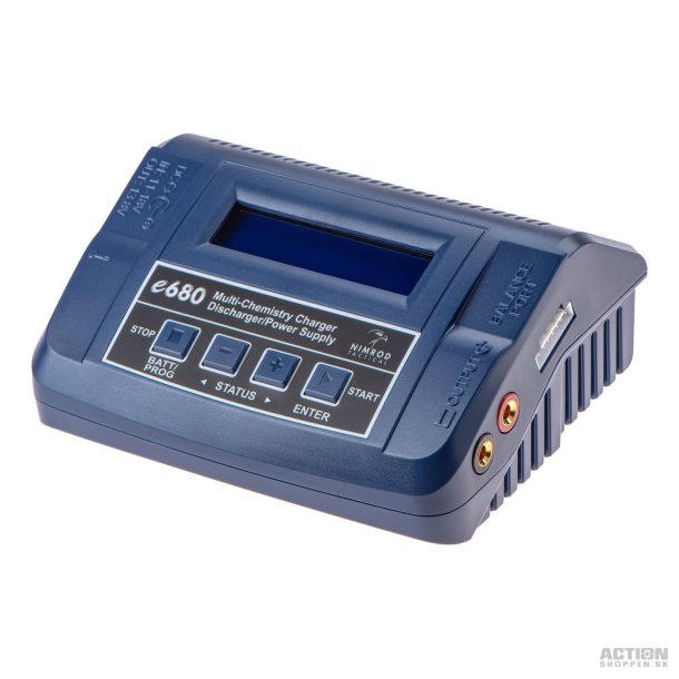 Nimrod - e680 Lader, LiPo, NiMH, NiCd, LiFe, LiHV Pb, EU-version 