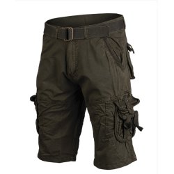 Vintaage Survival Shorts Forvask Olive Grn, Str. S - XXXL