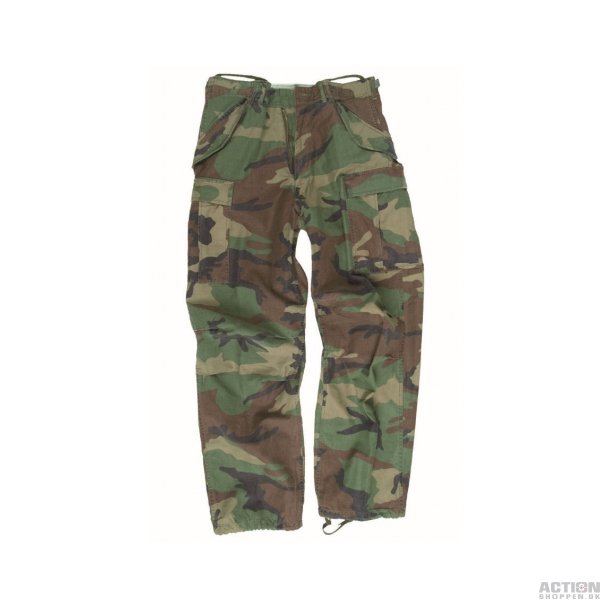 Buks, Woodland Camouflage, M65 NYCO TEESAR, Str. S - XXXL