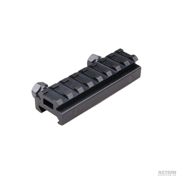 Forhjer skinne - montagen er til 20mm rail.
