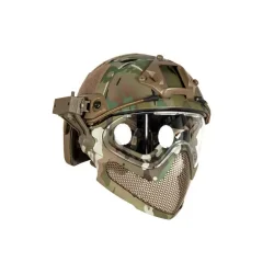 PJ Piloteer fast II hjelm med mask, MC