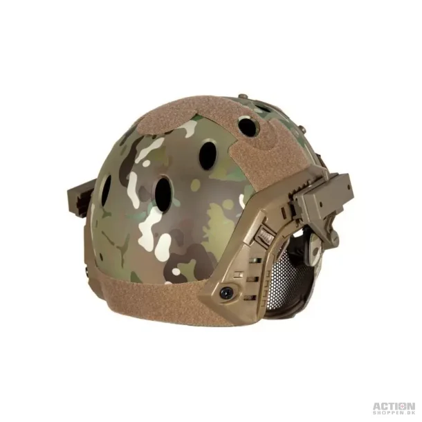 PJ Piloteer fast II hjelm med mask, MC