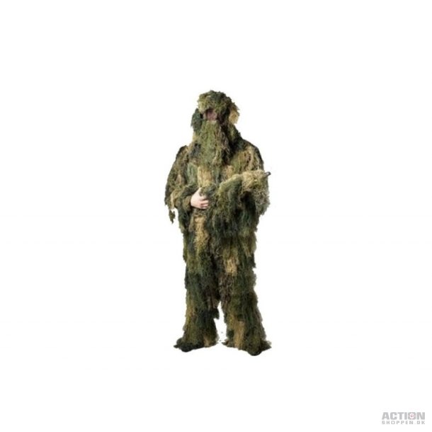Ghillie suit, Woodland, 4 dele XL/XXL.