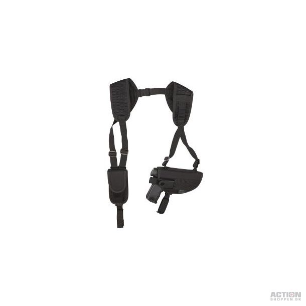 Skulderhylster, horisontalt, M92/Glock, sort