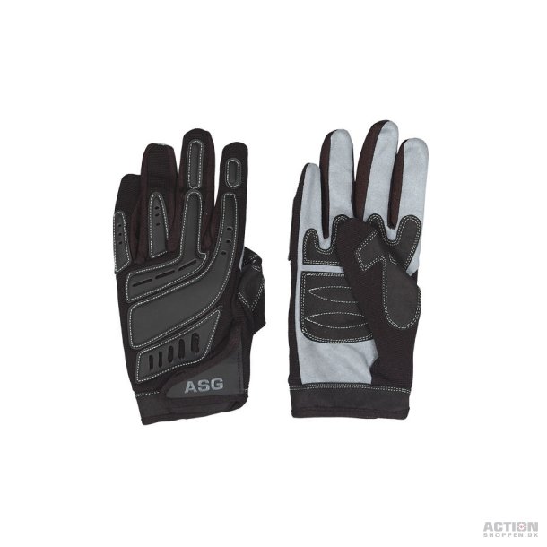 Handsker, Sorte/Gr, Str. M - XL