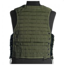 Molle Carrier vest, Oliven grn, str. one size 