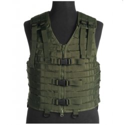 Molle Carrier vest, Oliven grn, str. one size 
