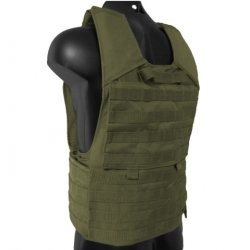 Molle Carrier vest, Oliven grn, str. one size 